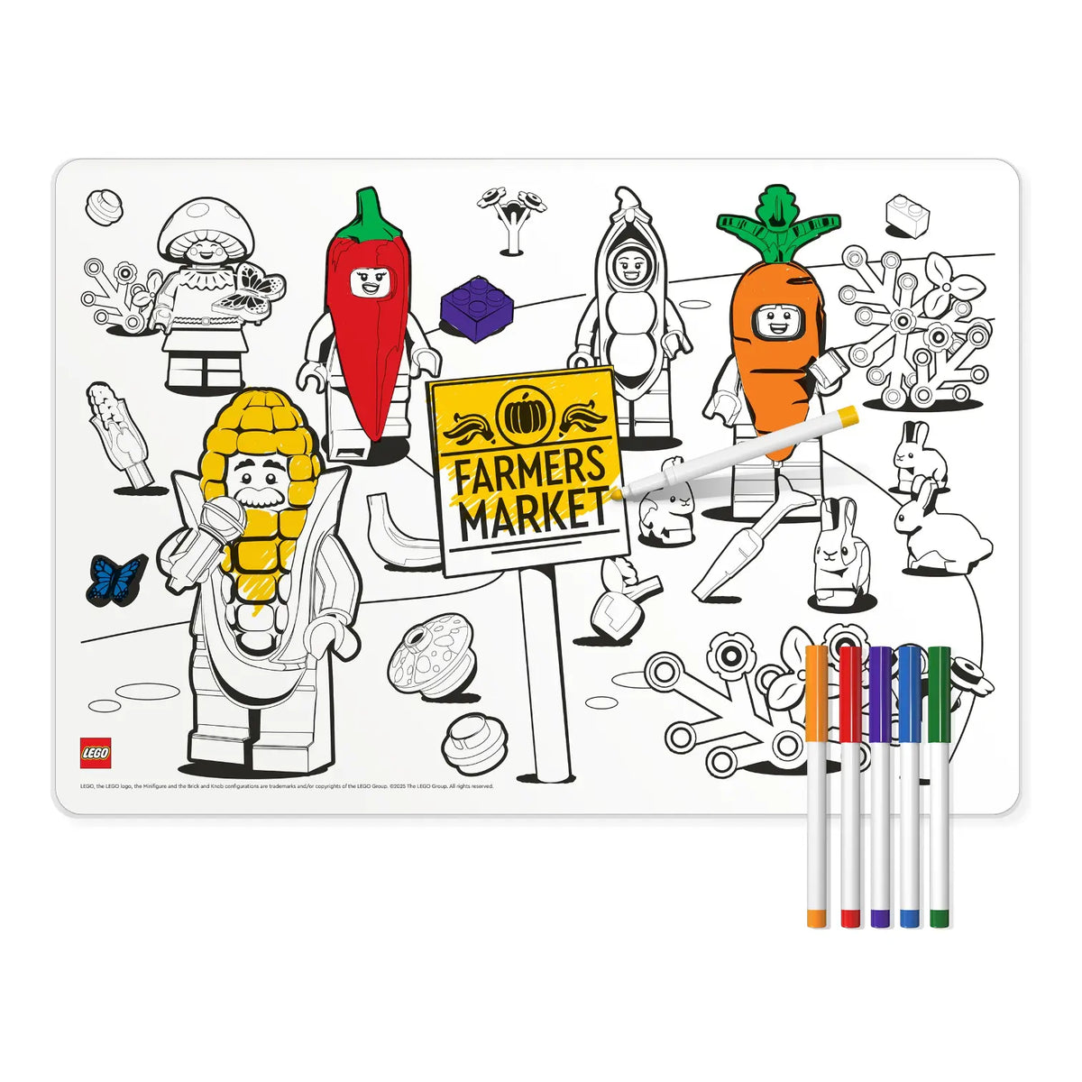 LEGO® Color Me Silicone Mat - Farmers Market (53885) 