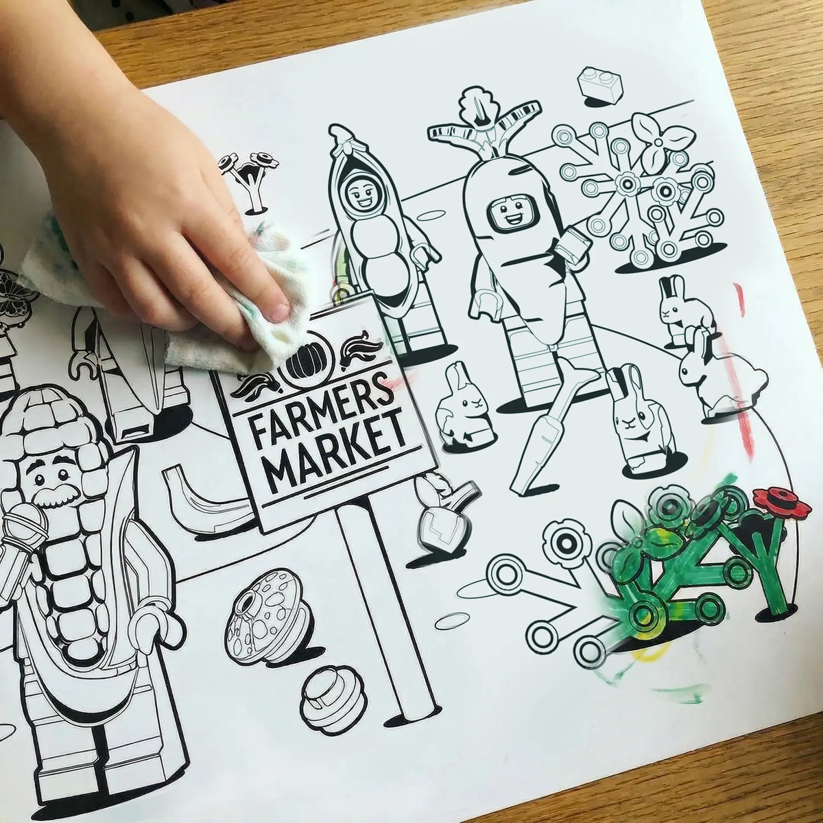 LEGO® Color Me Silicone Mat - Farmers Market (53885) 