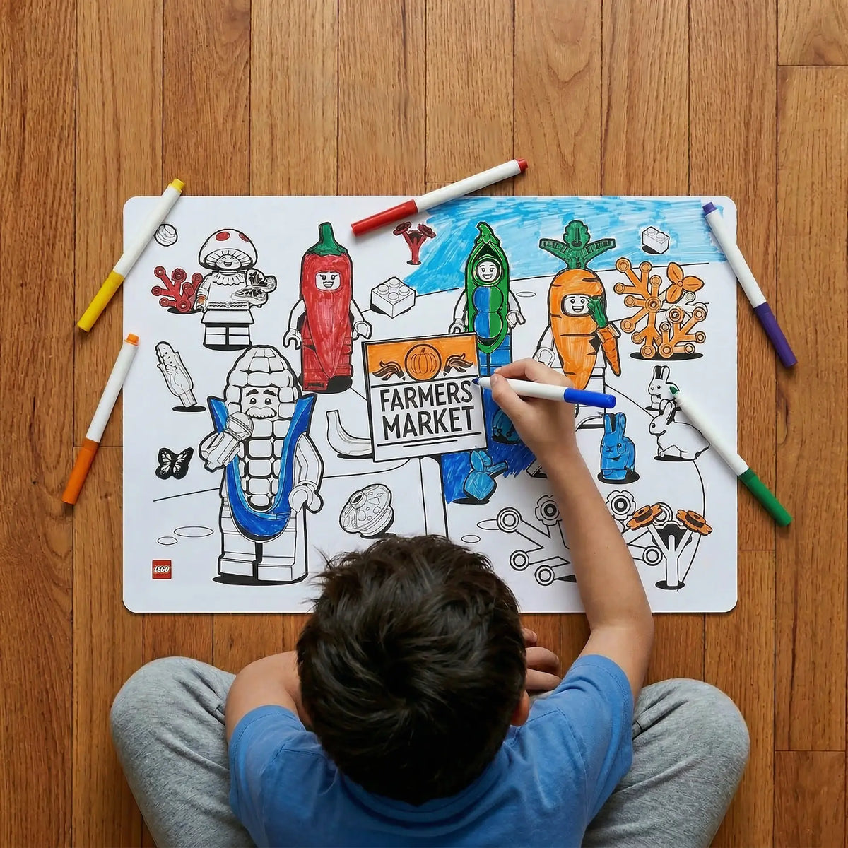 LEGO® Color Me Silicone Mat - Farmers Market (53885) 