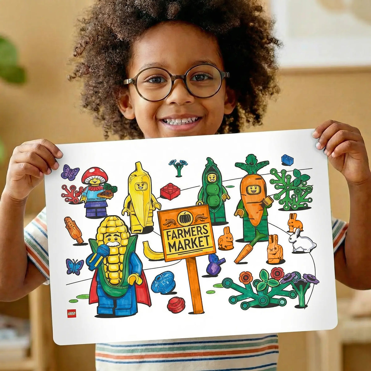 LEGO® Color Me Silicone Mat - Farmers Market (53885) 