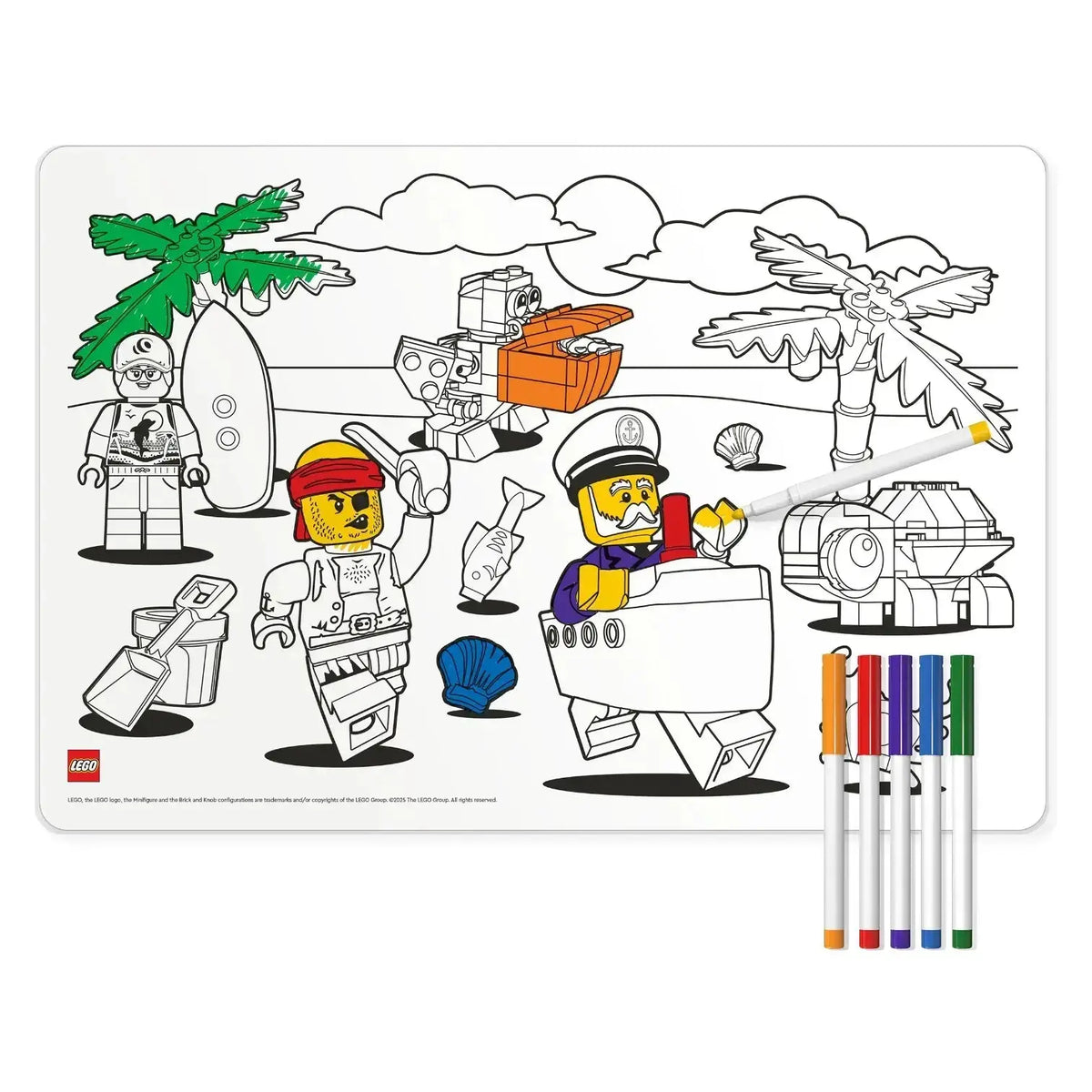 LEGO® Color Me Silicone Mat - Pirate (53908) 