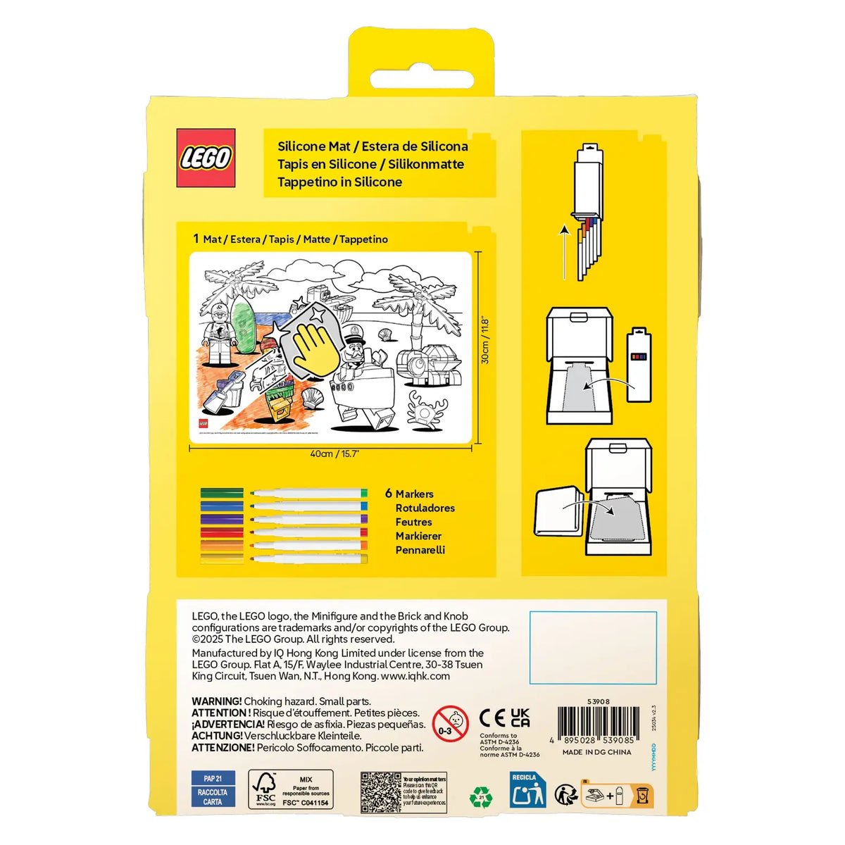 LEGO® Color Me Silicone Mat - Pirate (53908) 
