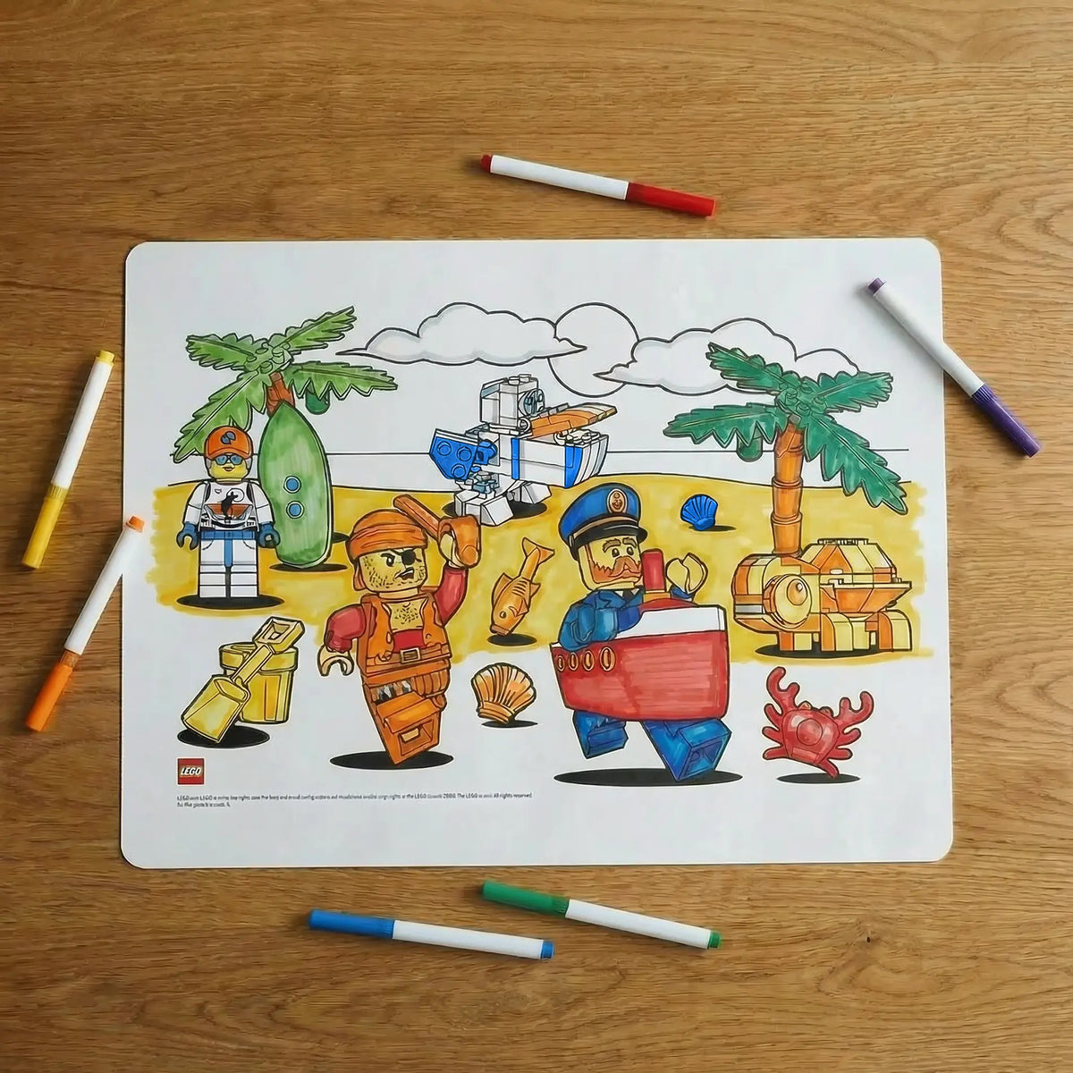 LEGO® Color Me Silicone Mat - Pirate (53908) 