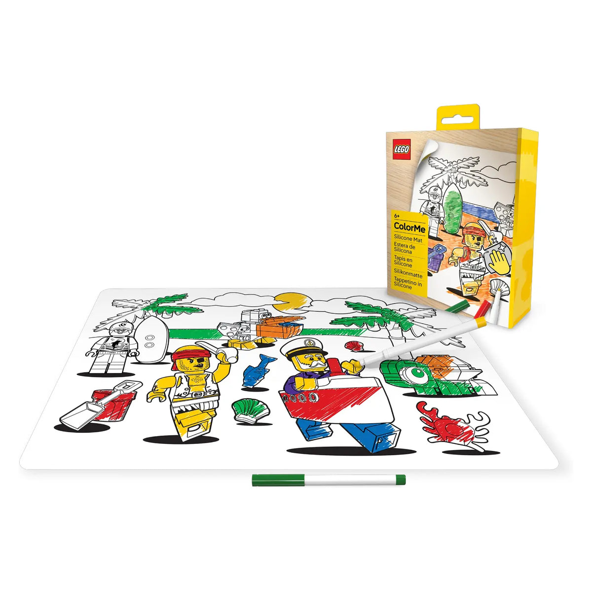 LEGO® Color Me Silicone Mat - Pirate (53908) 