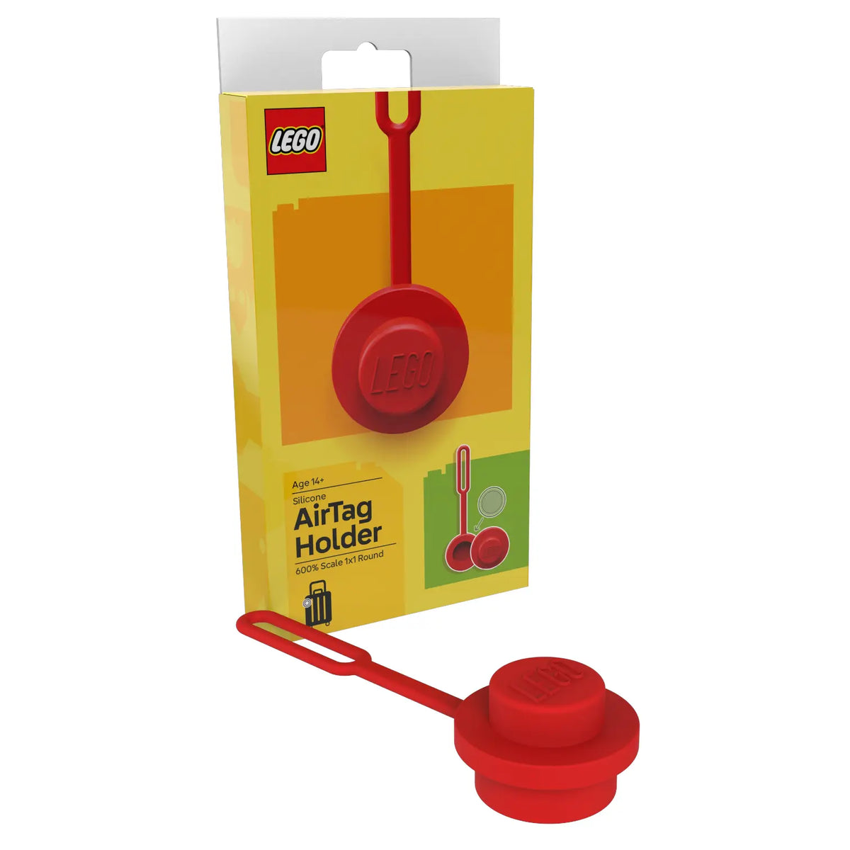 LEGO® AirTag® Compatible Holder - 1x1 Round Red (53909) 
