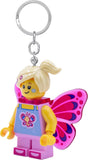 LEGO Iconic Keychain Light - Butterfly Girl - 2 Inch Tall Figure (KE171H)