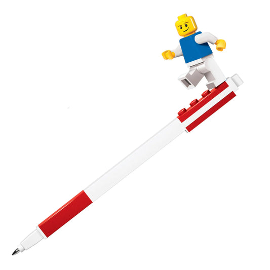 LEGO Pen Pal Gel Pen with Minifigure - Red (52602) IQ Hong Kong, Ltd.