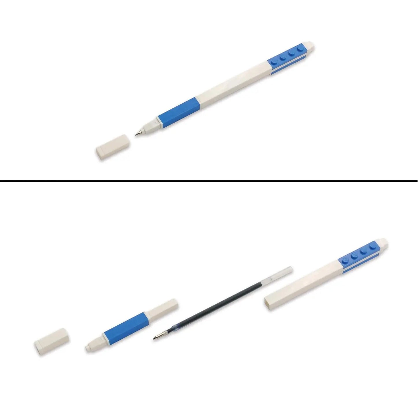 LEGO® Stationery Locking Notebook with Gel Pen - Blue (53562) | Santoki