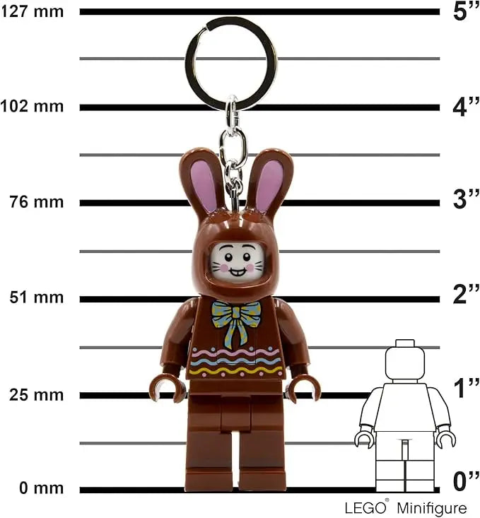 LEGO Minifigures Keychain Light - Chocolate Bunny (KE180H) IQ Hong Kong, Ltd.