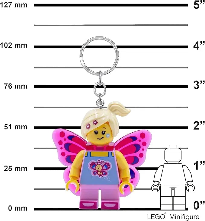 LEGO Minifigures Keychain Light - Butterfly Girl (KE171H) IQ Hong Kong, Ltd.