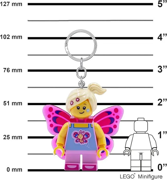 LEGO Minifigures Keychain Light - Butterfly Girl (KE171H) IQ Hong Kong, Ltd.