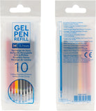 IQ Gel Pen Refills - 10 Pack, Compatible with LEGO Gel Pens (53089)