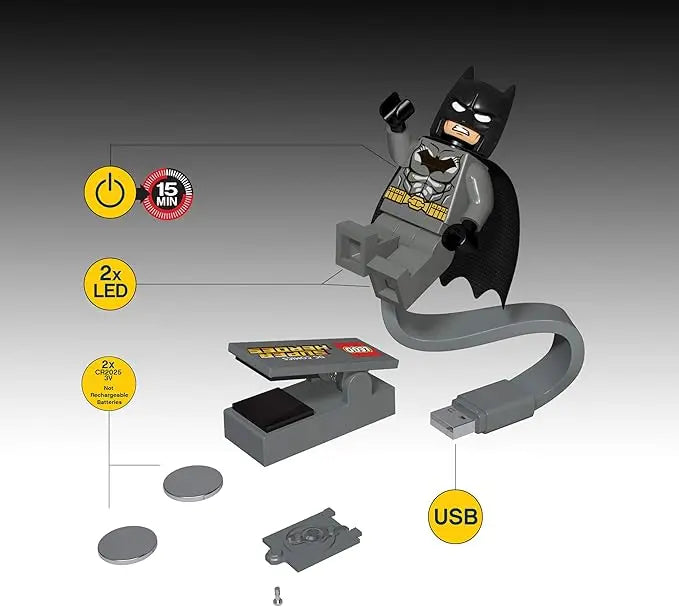 LEGO DC Super Heroes Batman USB Book Light (CL20) IQ Hong Kong, Ltd.