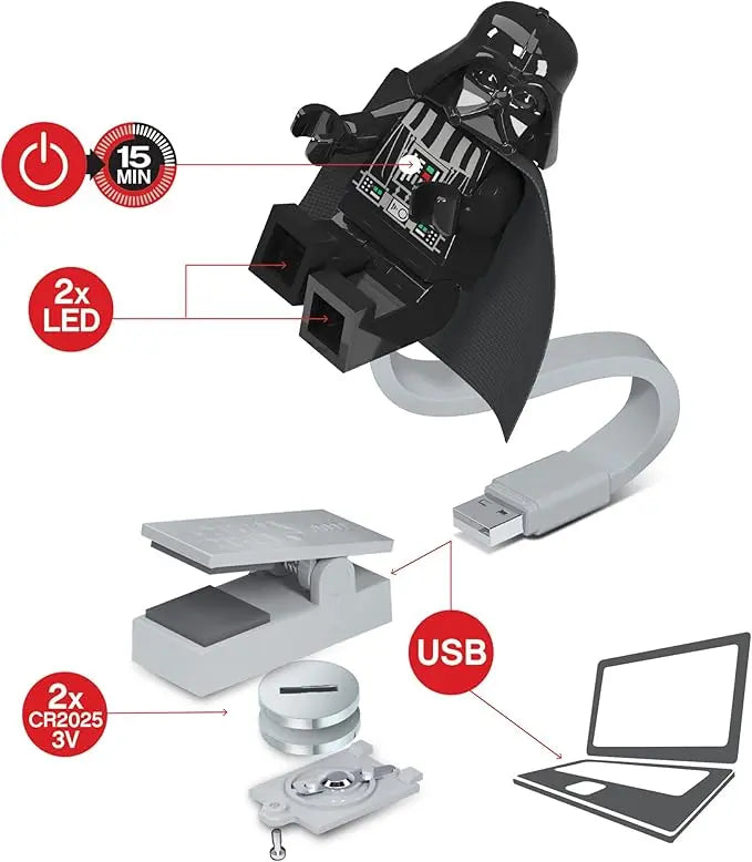 LEGO Star Wars Book Light - Darth Vader (CL28) IQ Hong Kong, Ltd.