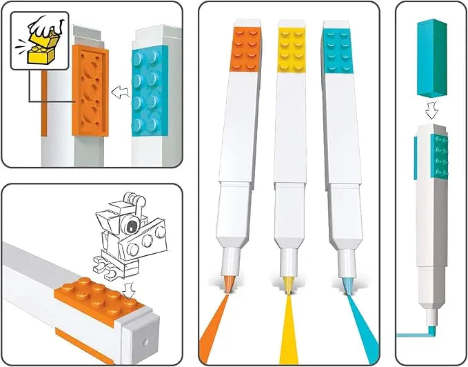 LEGO Stationery Highlighters - 3 Pack (51685) IQ Hong Kong, Ltd.