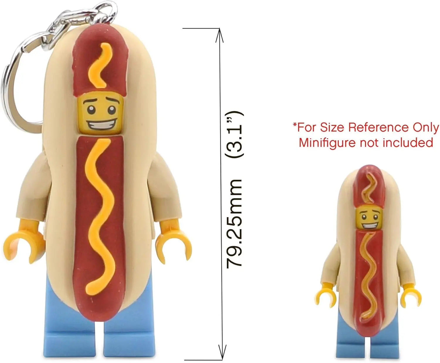 LEGO Minifigures Keychain Light - Hot Dog Man (KE119H) IQ Hong Kong, Ltd.