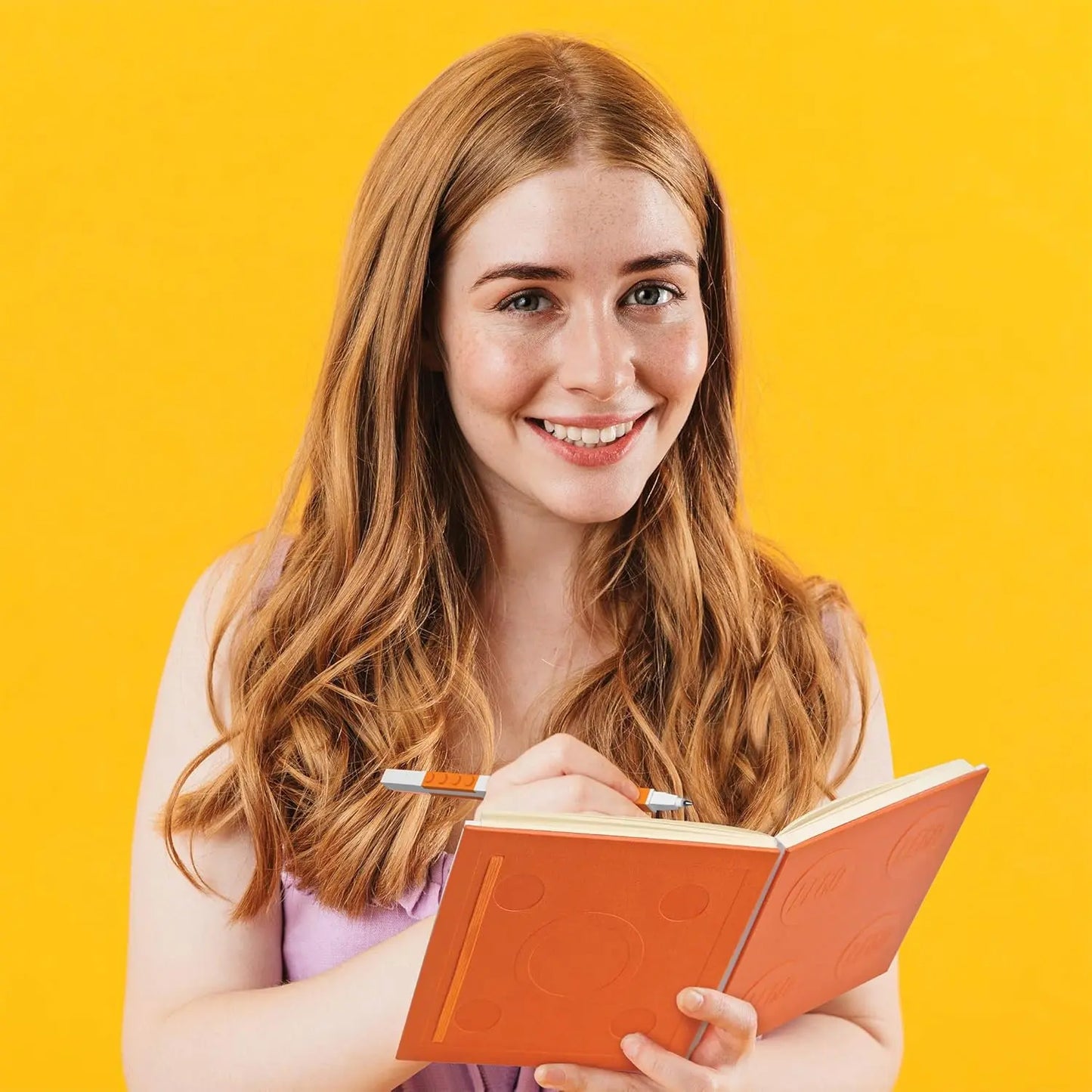 LEGO® Stationery Locking Notebook with Gel Pen - Blue (53562) | Santoki