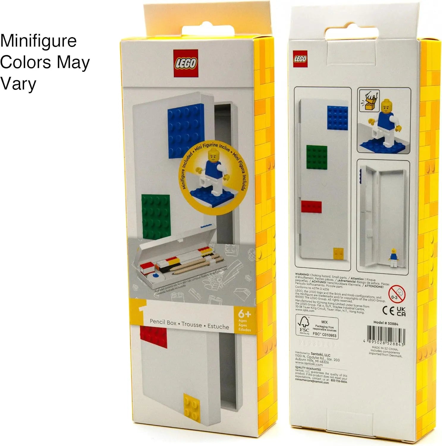 LEGO Pencil Box with Minifigure (52884) IQ Hong Kong, Ltd.
