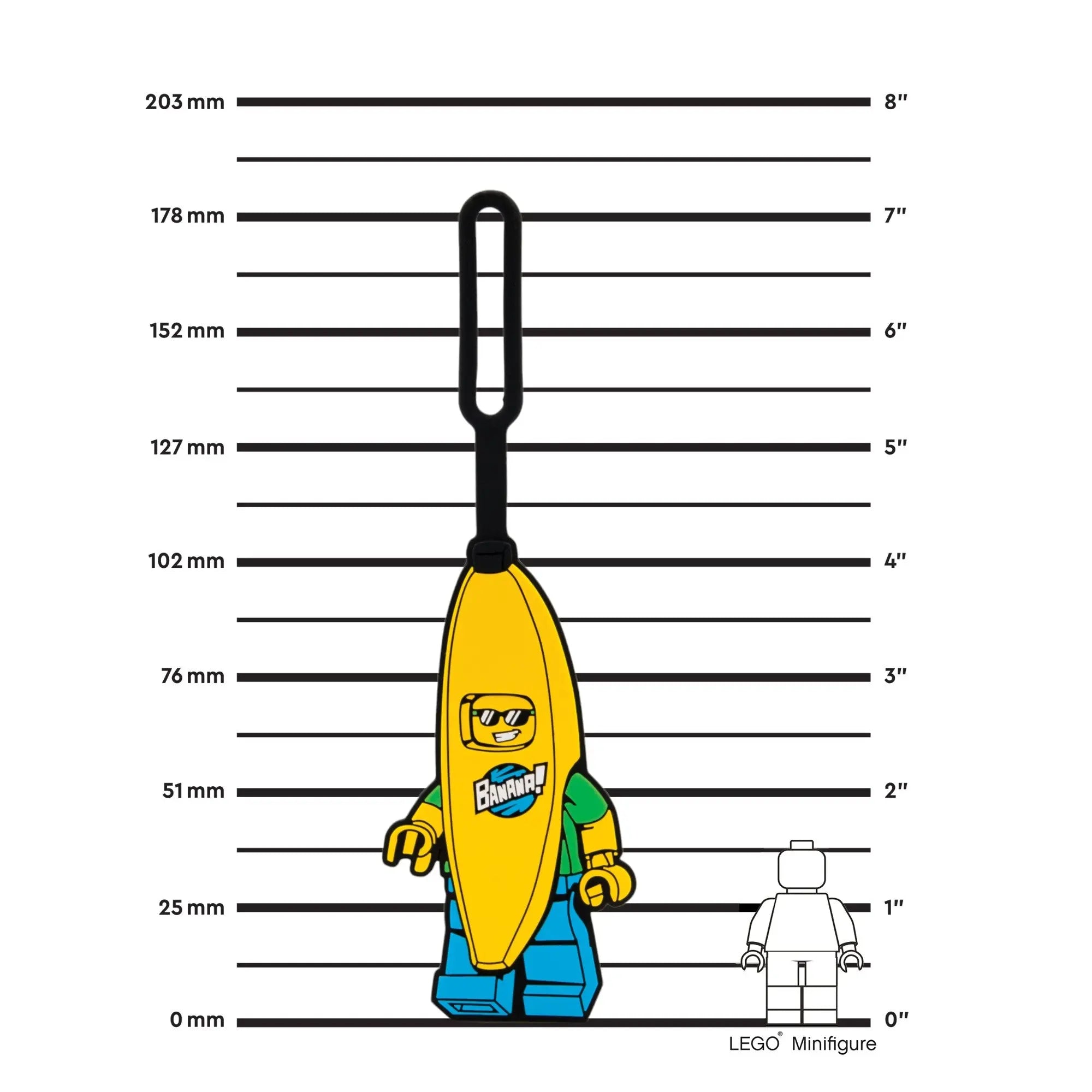 LEGO Minifigures Bag Tag - Banana Guy (53057) | Santoki Official