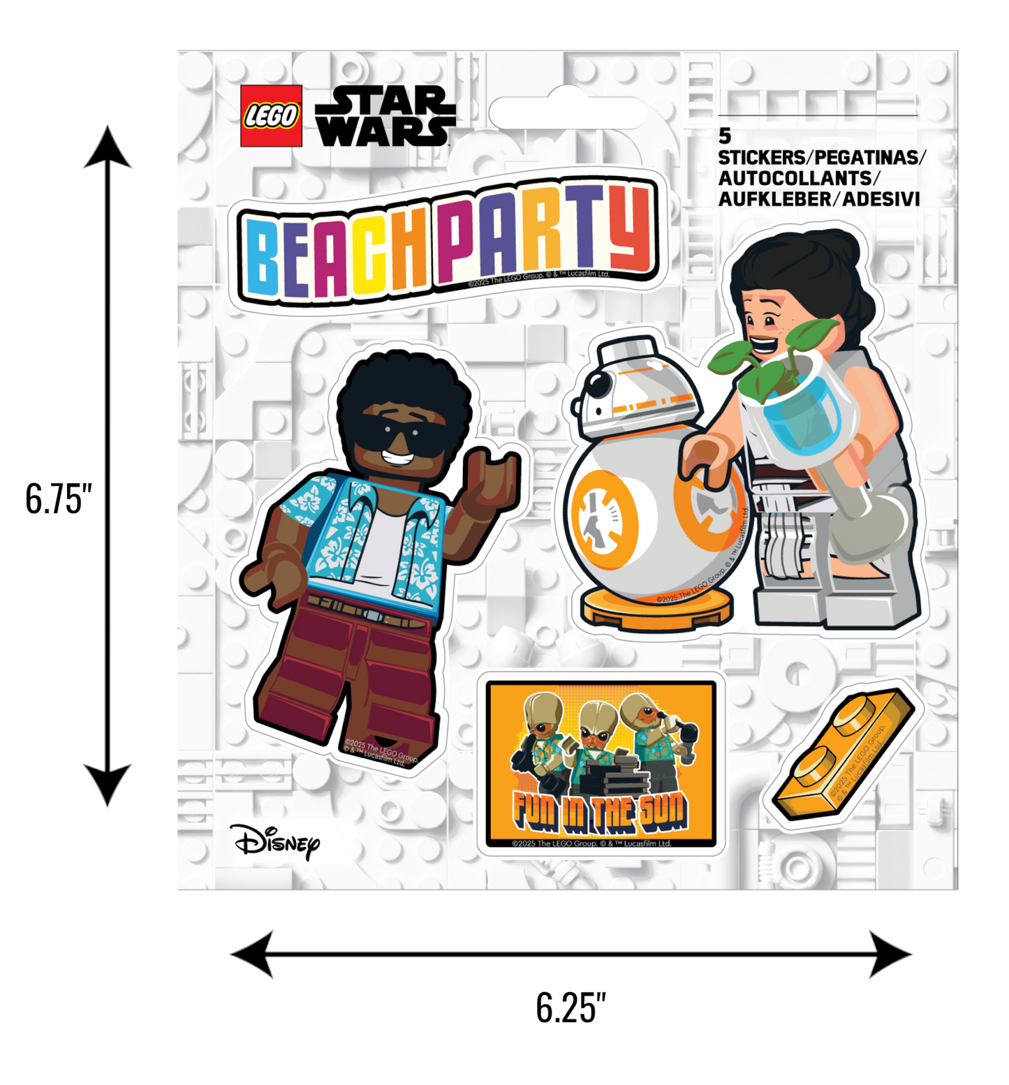 LEGO® Star Wars™ Sticker - Beach Party (53866) 