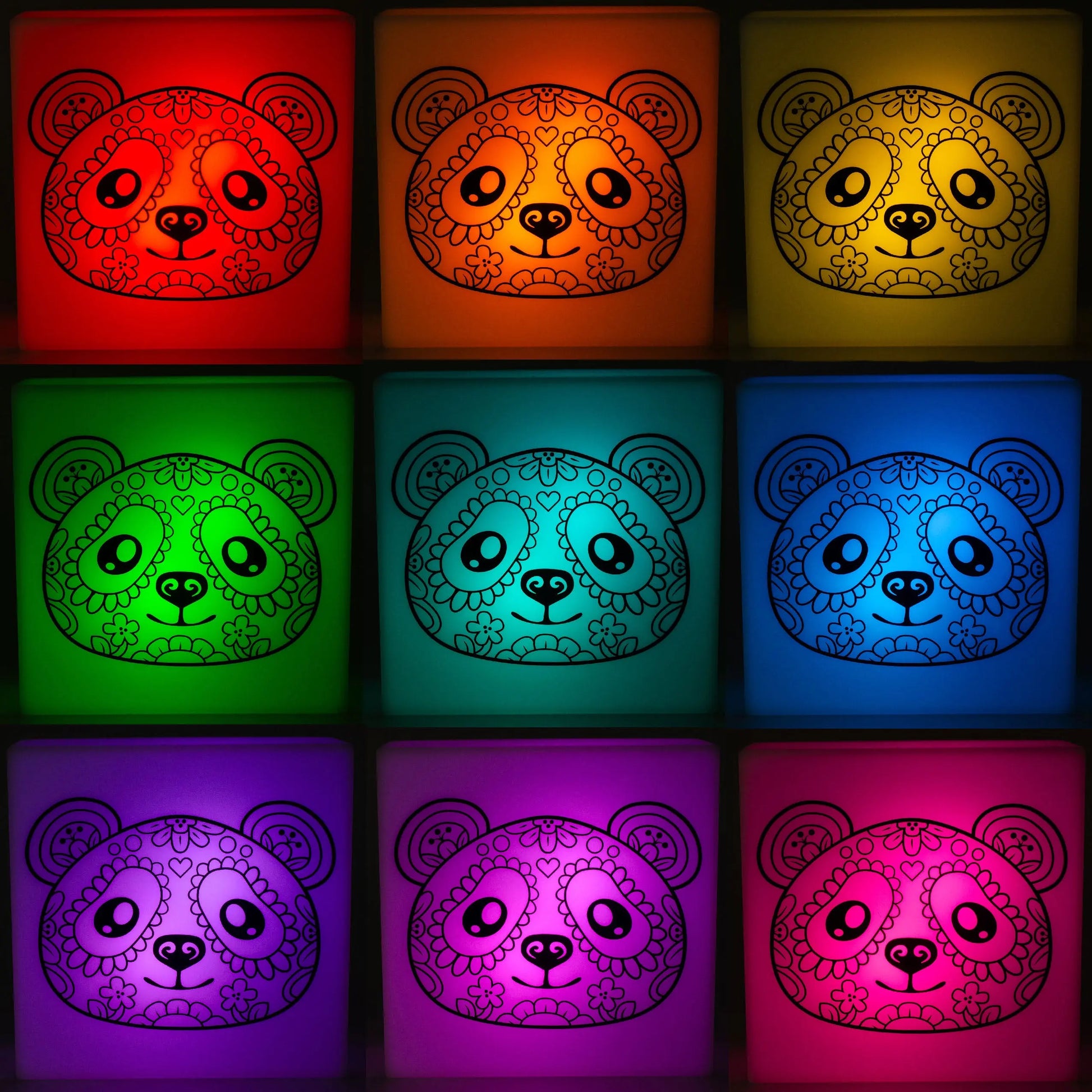 Zoolight DIY Create Your Own Coloring Night Light Craft Kit - Panda (ZNPA) IQ Hong Kong, Ltd.