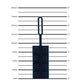 LEGO Bag Tag 2x4 - Black (53654) IQ Hong Kong, Ltd.