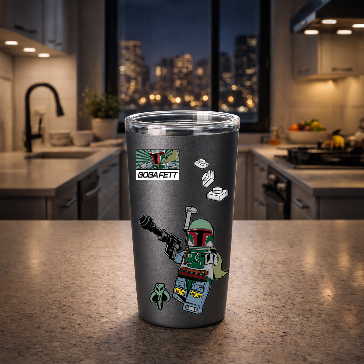 LEGO® Star Wars™ THE MANDALORIAN™ Sticker - Boba Fett™ (53778) 