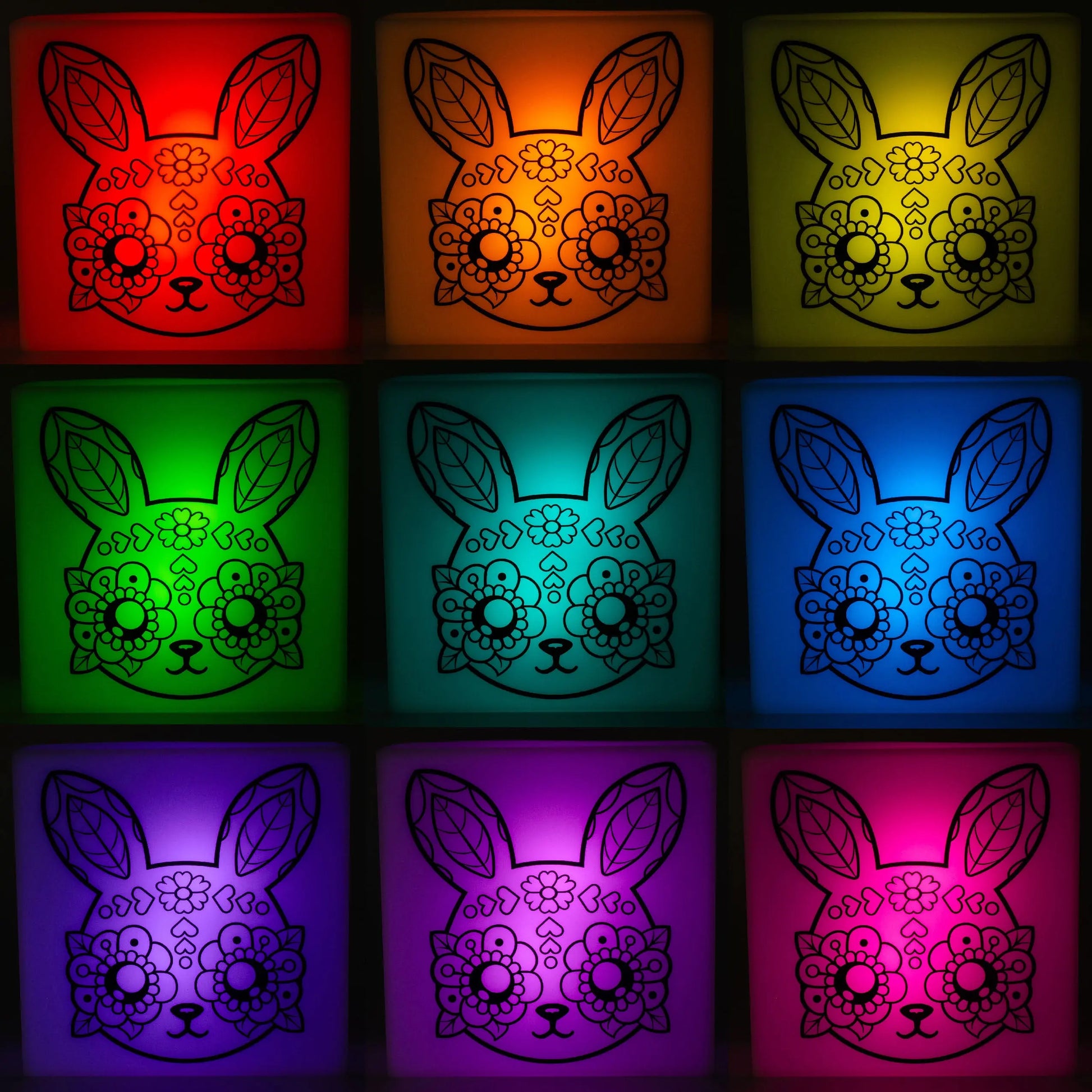 Zoolight DIY Create Your Own Coloring Night Light Craft Kit - Bunny (ZNBU) IQ Hong Kong, Ltd.