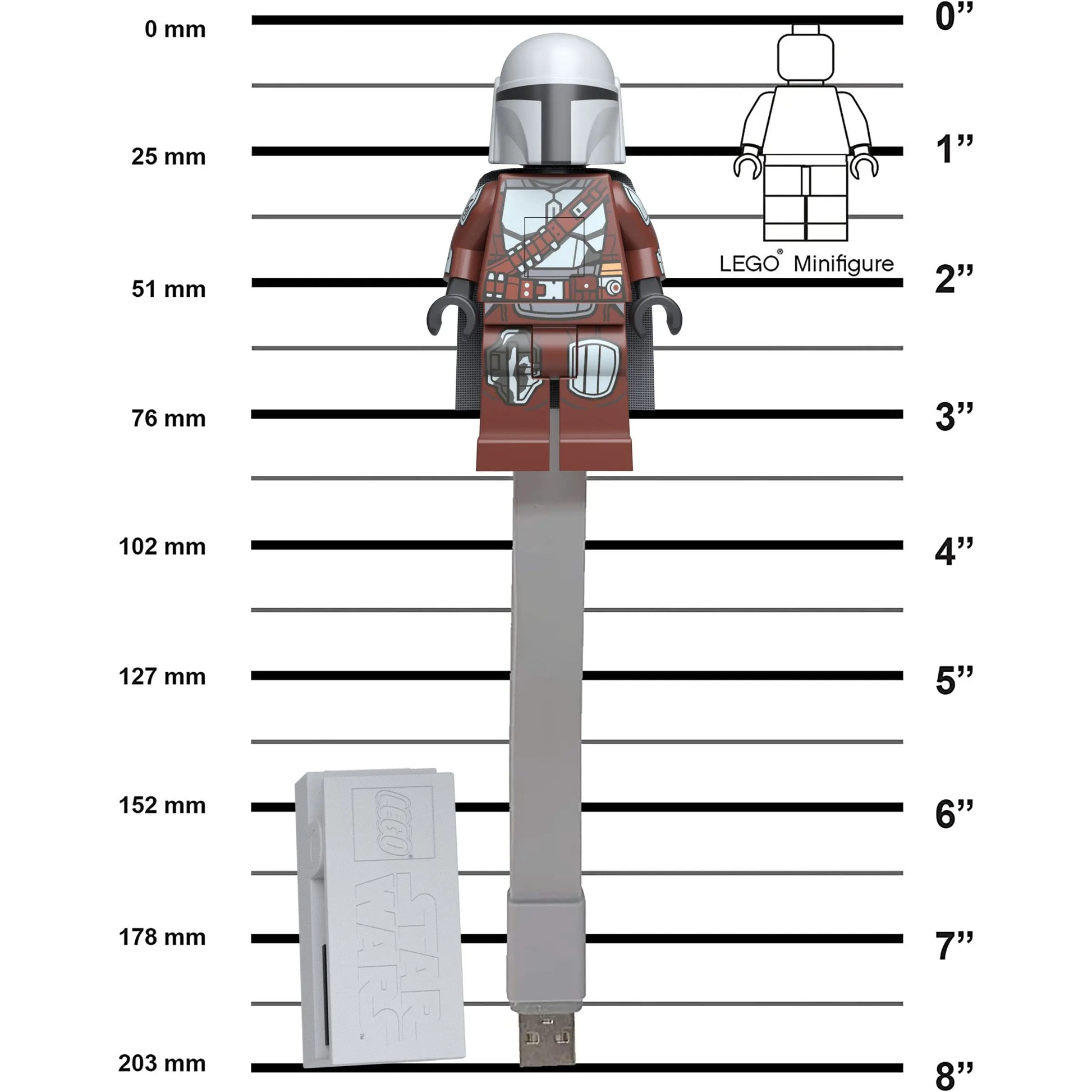 LEGO Star Wars Book Light - The Mandalorian (CL27) IQ Hong Kong, Ltd.