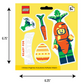 LEGO® Minifigures™ Sticker -  Easter Carrot Suit Guy (53838)