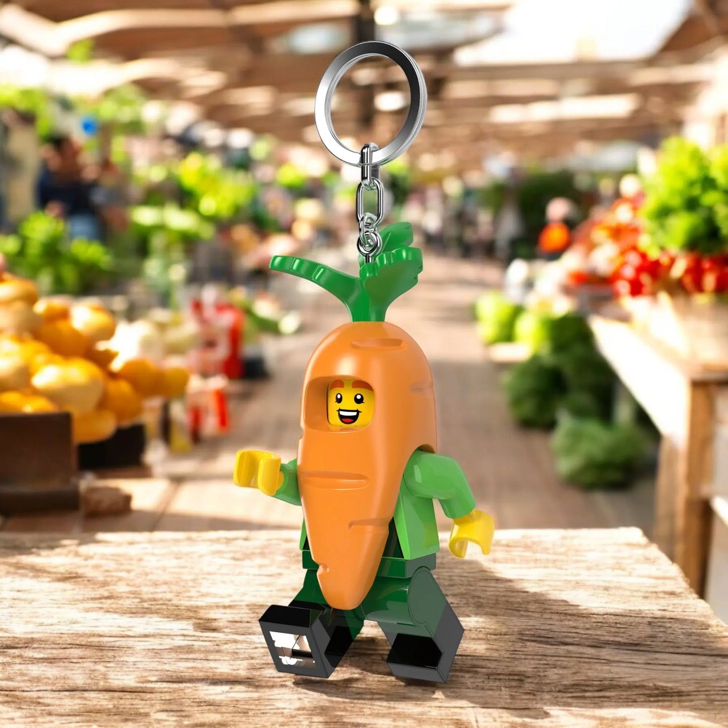 LEGO Minifigures Figure Keychain Light - Carrot Mascot (KE239H) IQ Hong Kong, Ltd.