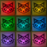 Zoolight DIY Create Your Own Coloring Night Light Craft Kit - Cat (ZNCA)