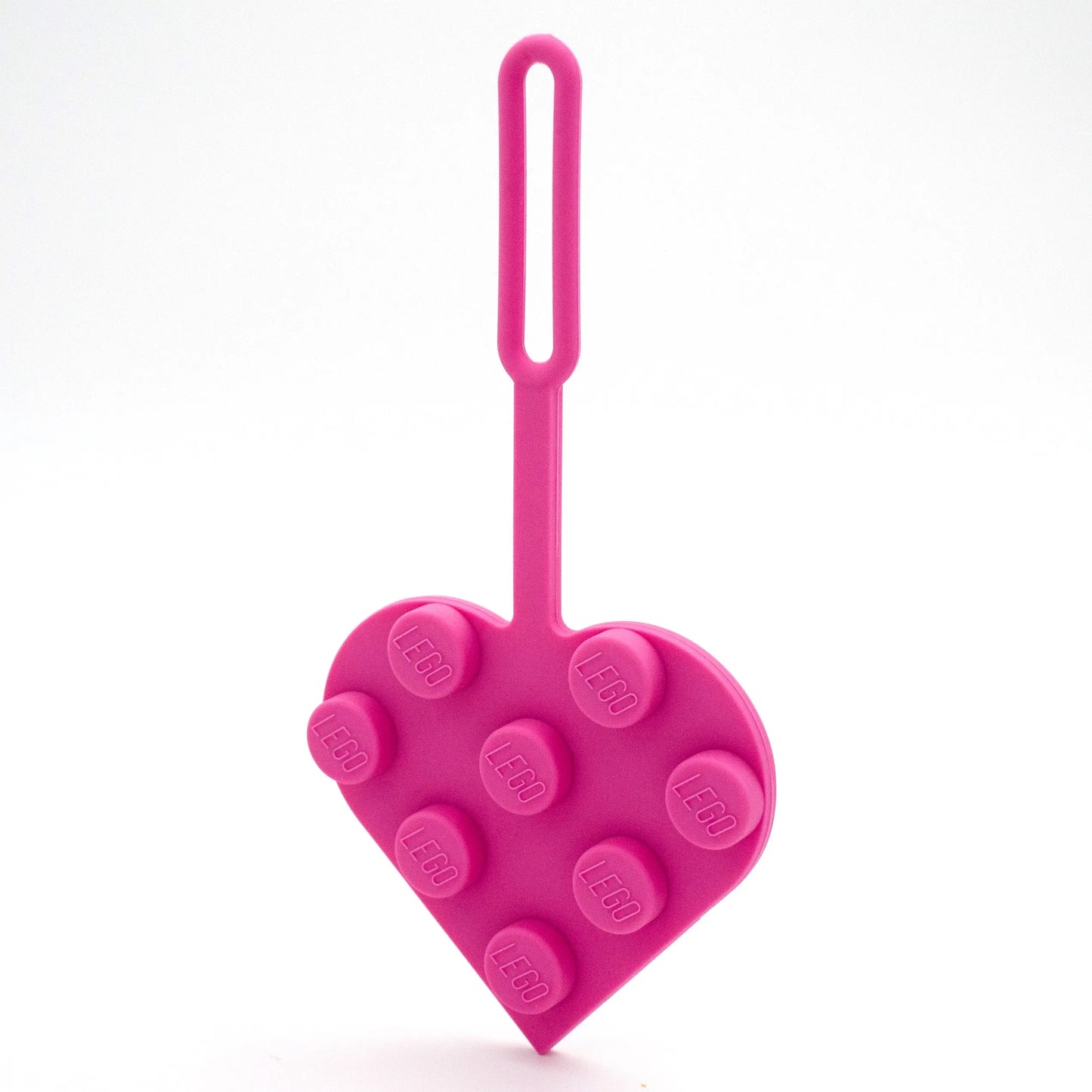 LEGO Bag Tag 3x3 Heart - Pink (53692) IQ Hong Kong, Ltd.