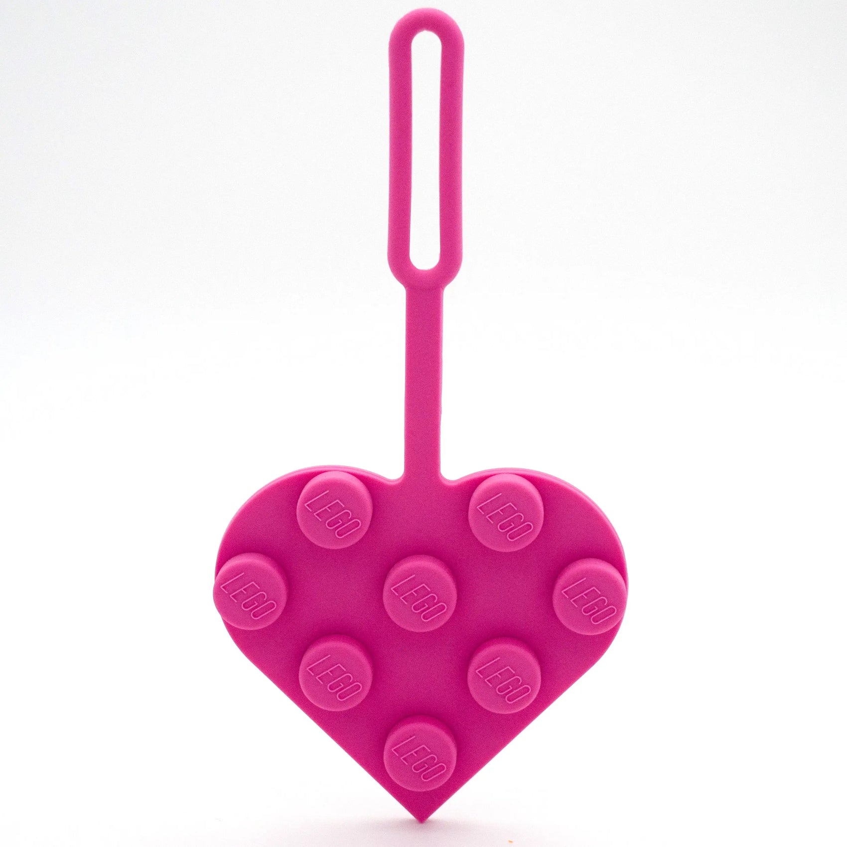 LEGO Bag Tag 3x3 Heart - Pink (53692) IQ Hong Kong, Ltd.