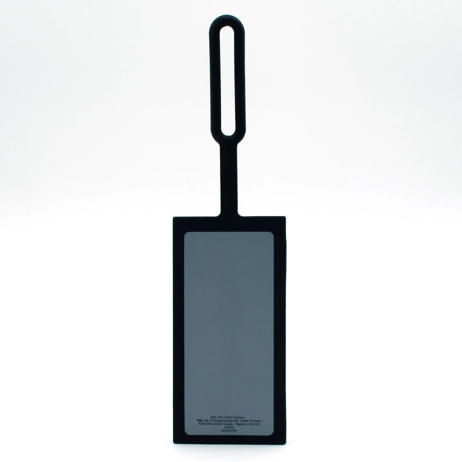 LEGO Bag Tag 2x4 - Black (53654) IQ Hong Kong, Ltd.