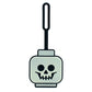 LEGO Minifigures Bag Tag - Skeleton Head Glow in the Dark (53648) IQ Hong Kong, Ltd.