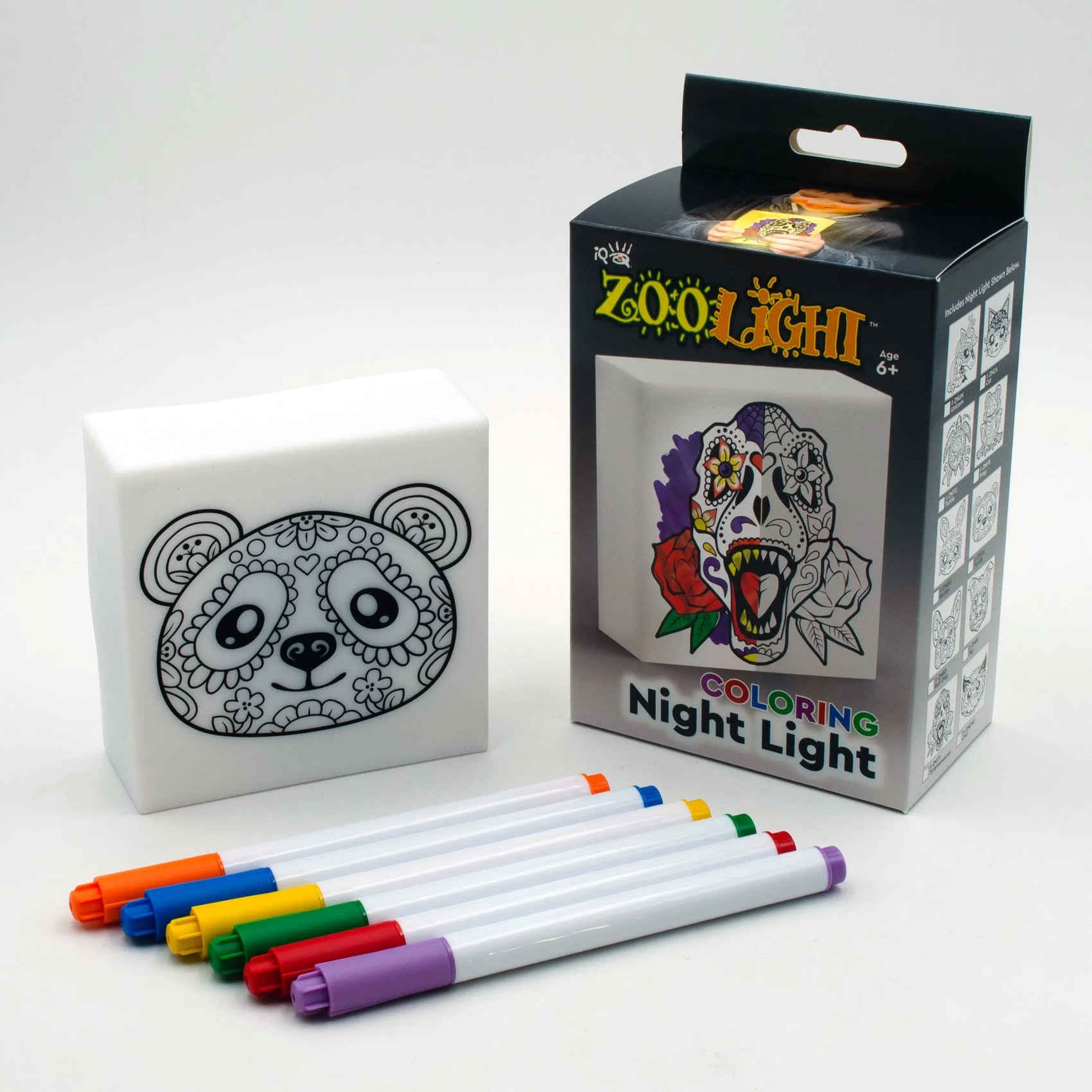 Zoolight DIY Create Your Own Coloring Night Light Craft Kit - Panda (ZNPA) IQ Hong Kong, Ltd.