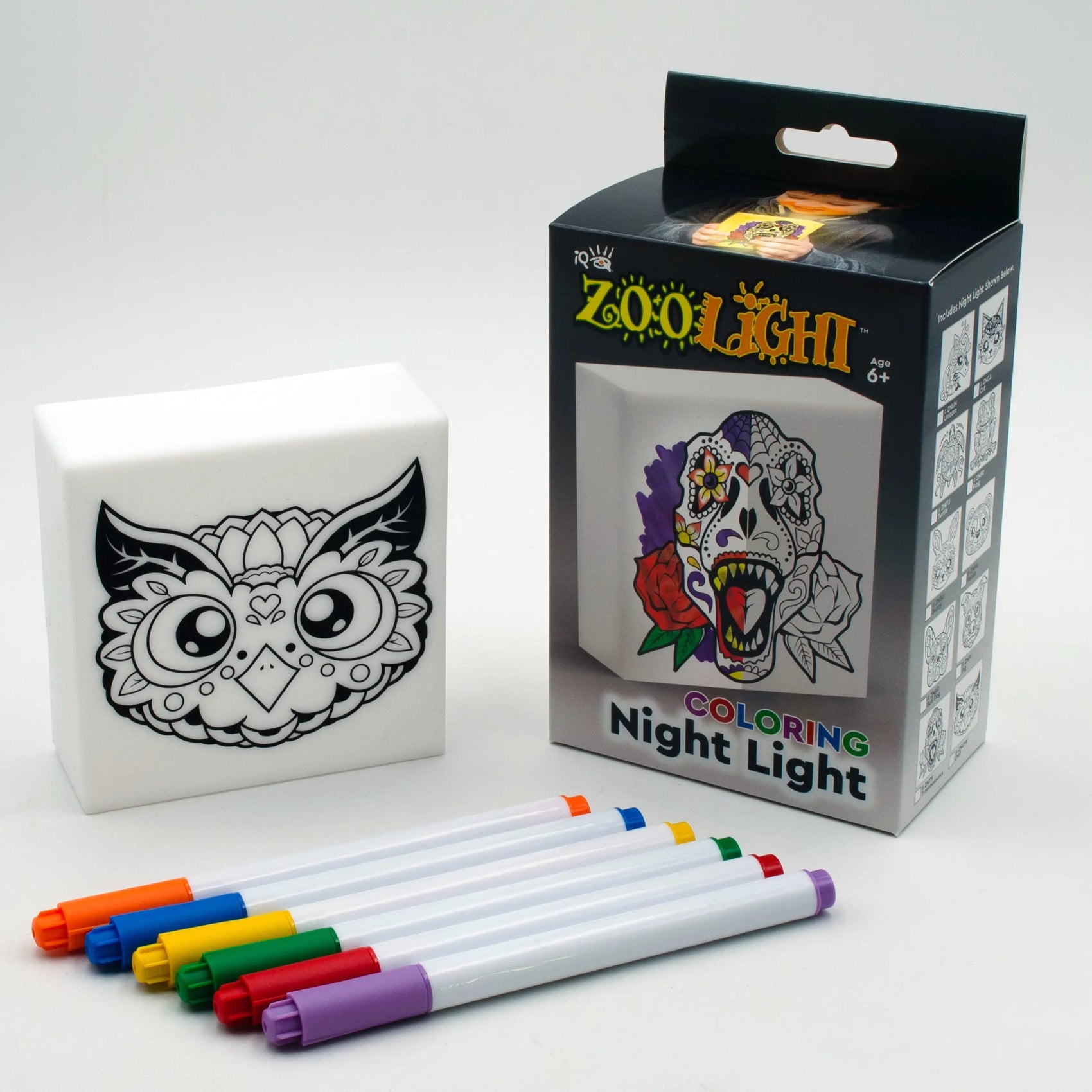 Zoolight DIY Create Your Own Coloring Night Light Craft Kit - Owl (ZNOW) IQ Hong Kong, Ltd.