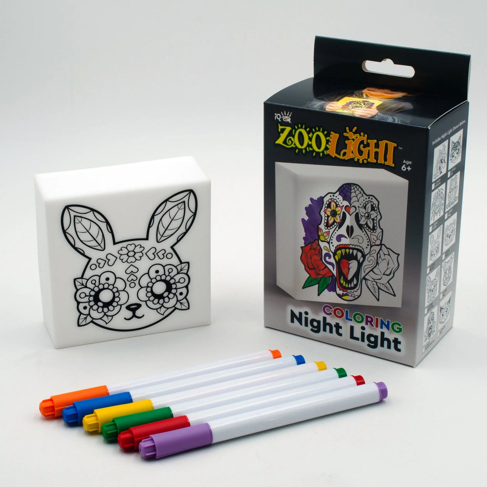Zoolight DIY Create Your Own Coloring Night Light Craft Kit - Bunny (ZNBU) IQ Hong Kong, Ltd.