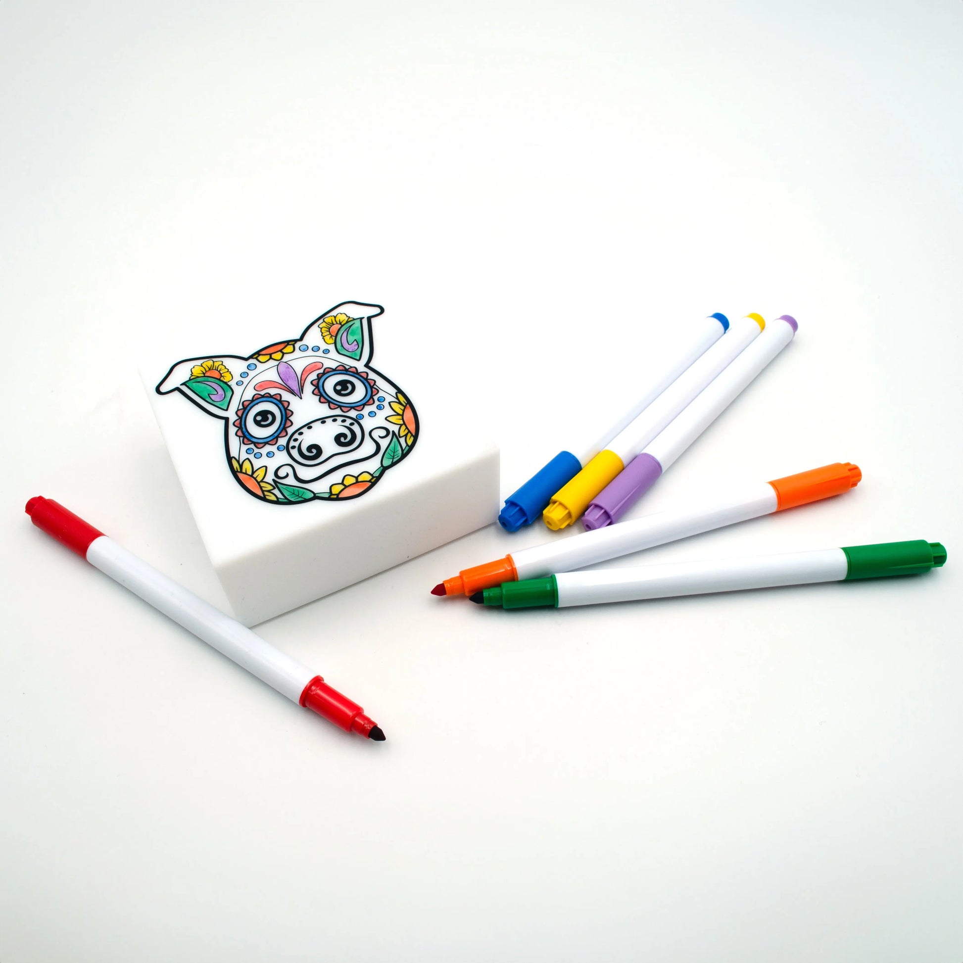 Zoolight DIY Create Your Own Coloring Night Light Craft Kit - Pig (ZNPI) IQ Hong Kong, Ltd.