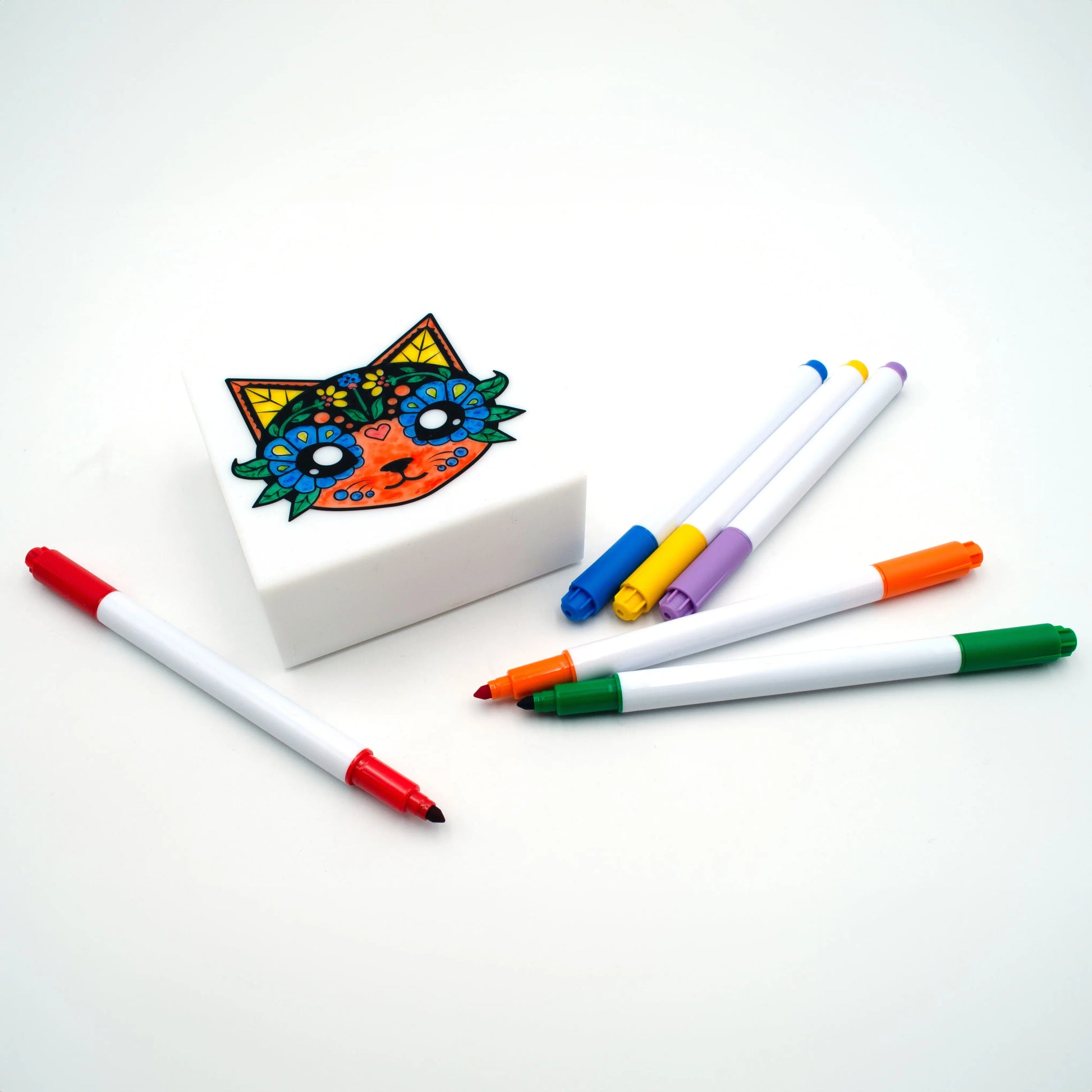 Zoolight DIY Create Your Own Coloring Night Light Craft Kit - Cat (ZNCA) IQ Hong Kong, Ltd.