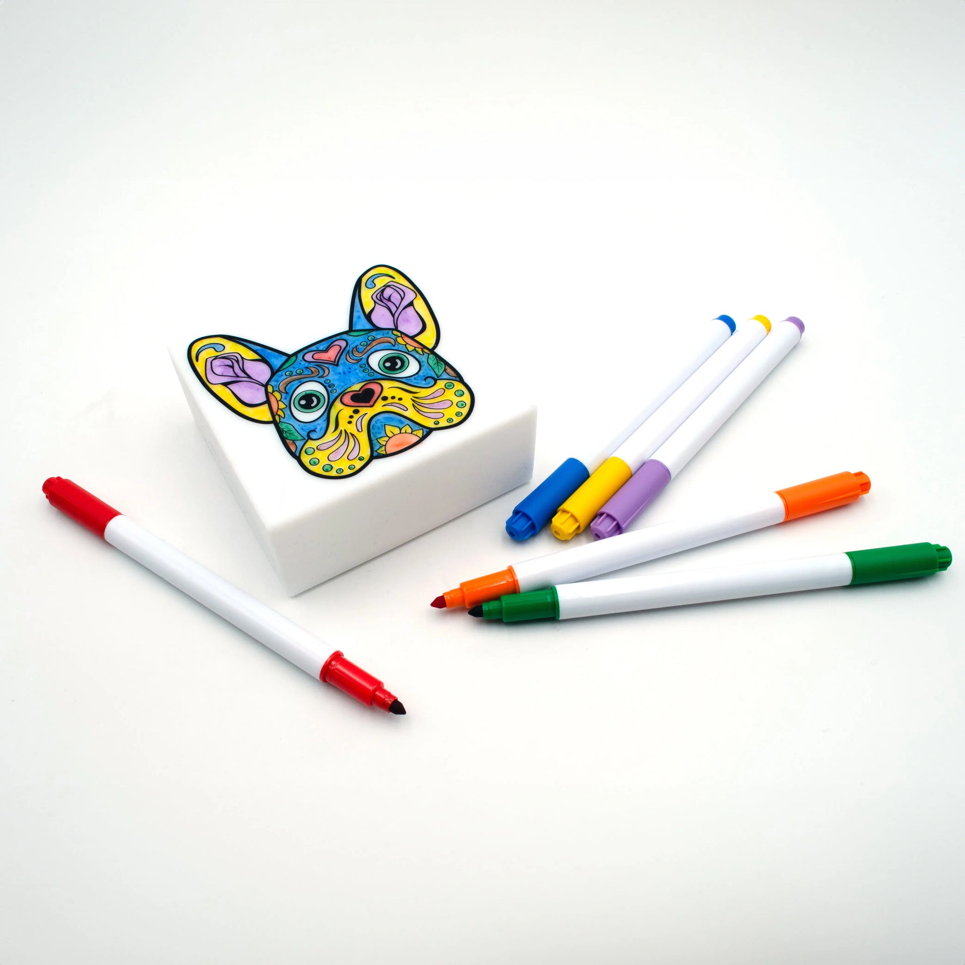 Zoolight DIY Create Your Own Coloring Night Light Craft Kit - Bulldog (ZNBD) IQ Hong Kong, Ltd.