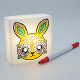 Zoolight DIY Create Your Own Coloring Night Light Craft Kit - Bunny (ZNBU)