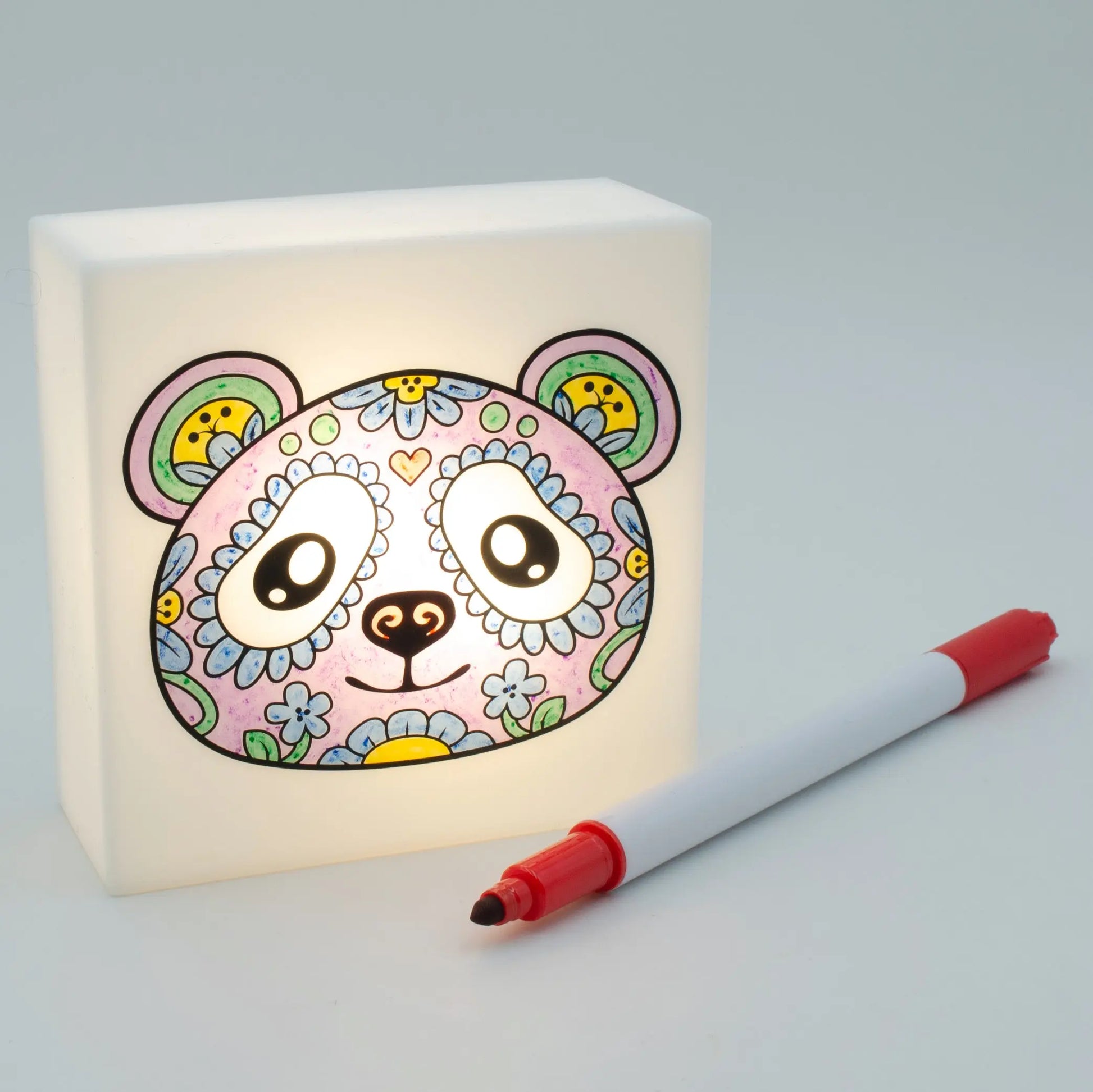 Zoolight DIY Create Your Own Coloring Night Light Craft Kit - Panda (ZNPA) IQ Hong Kong, Ltd.