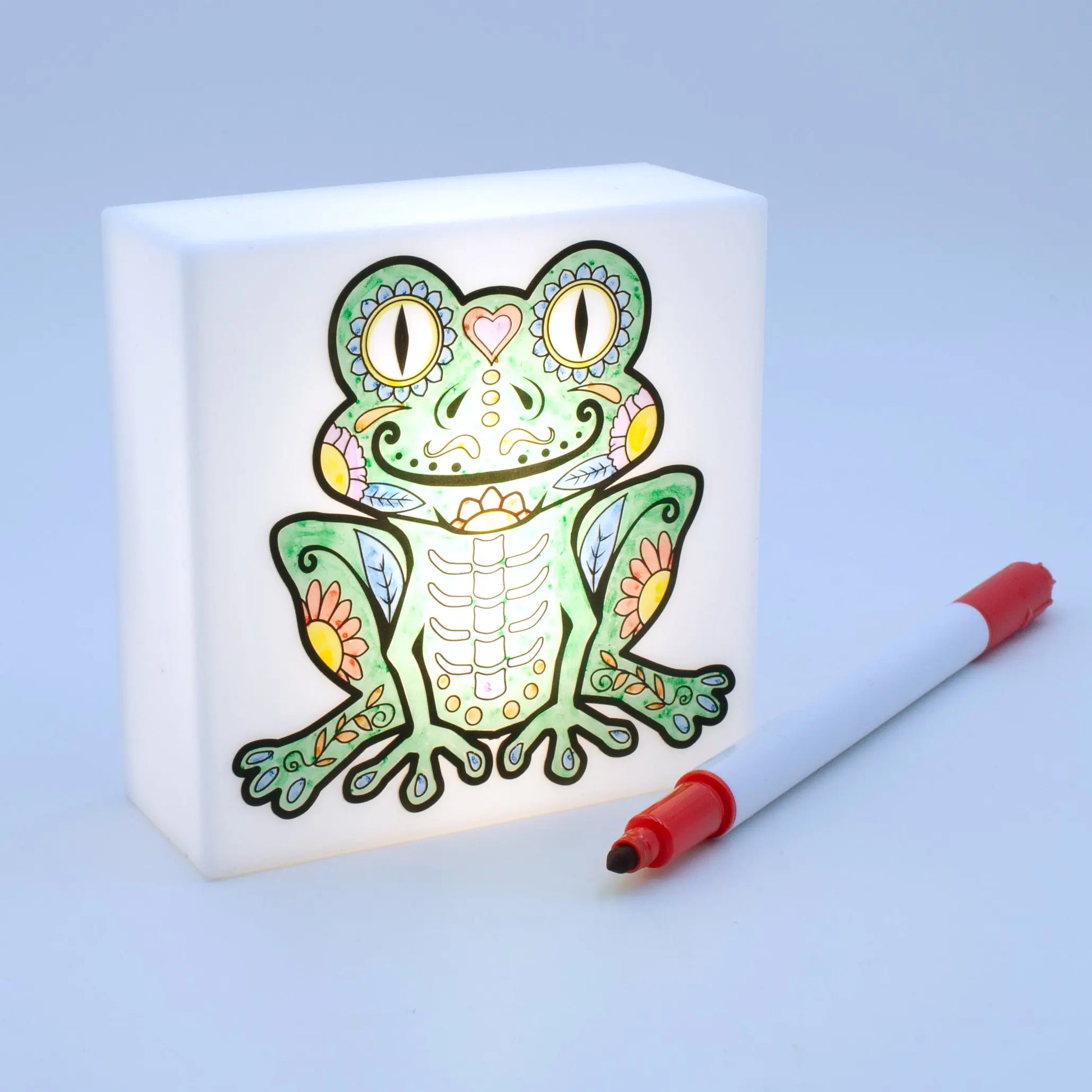 Zoolight DIY Create Your Own Coloring Night Light Craft Kit - Frog (ZNFR) IQ Hong Kong, Ltd.
