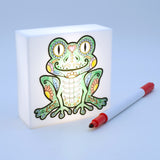 Zoolight DIY Create Your Own Coloring Night Light Craft Kit - Frog (ZNFR)