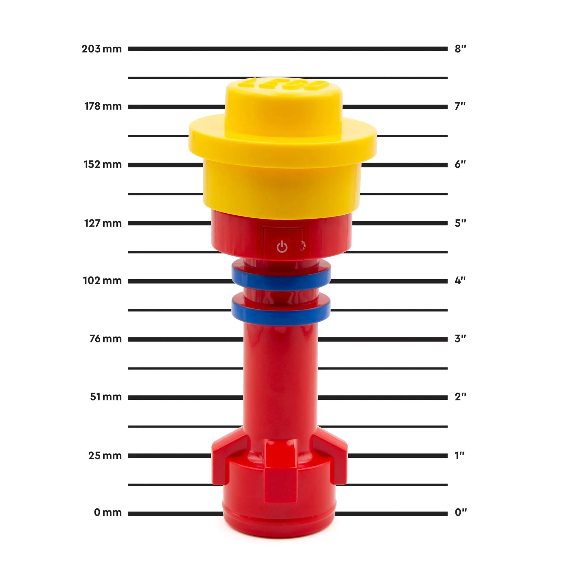 LEGO Iconic Torch - Flashlight Red/Blue/Yellow (FL4) IQ Hong Kong, Ltd.