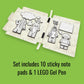 LEGO Minifigures Coloring Sticky Notes with Gel Pen - Farmers Market (53672) - Santoki