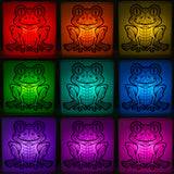 Zoolight DIY Create Your Own Coloring Night Light Craft Kit - Frog (ZNFR)