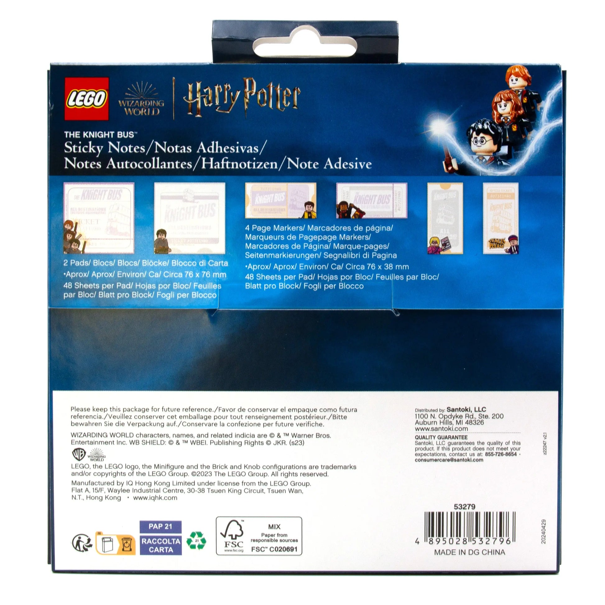 LEGO Harry Potter Sticky Notes - The Knight Bus (53279) IQ Hong Kong, Ltd.